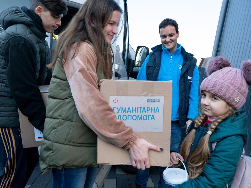 Diakonie Katastrophenhilfe in der Ukraine
